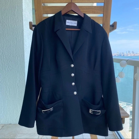 Thierry Mugler Jackets & Blazers - Vest Jacket Thierry Mugler Black 14